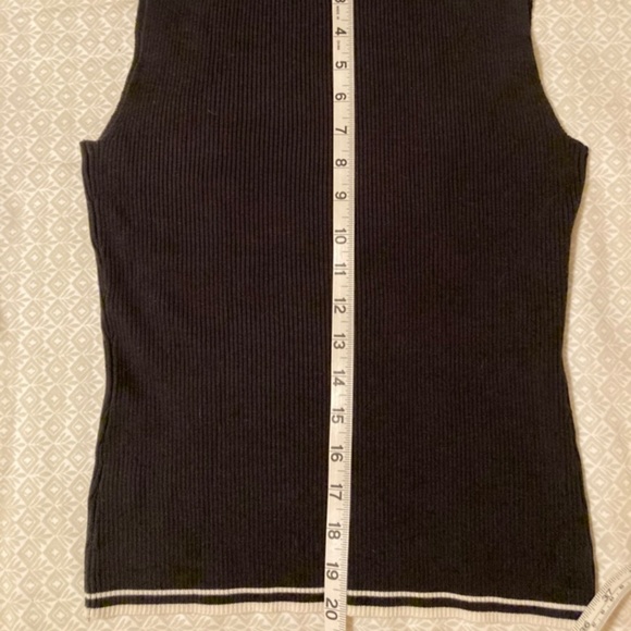 NWT Black Silk Blend Cardigan Set With Off-white Trim Size M - Picture 5 of 13